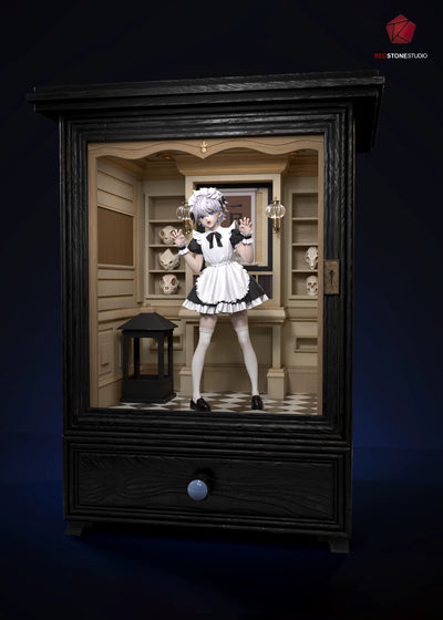 HxH Killua Zoldyck Black Walnut Wood Cabinet 1/6 GK Statue - RED Stone Studio [Pre-Order]