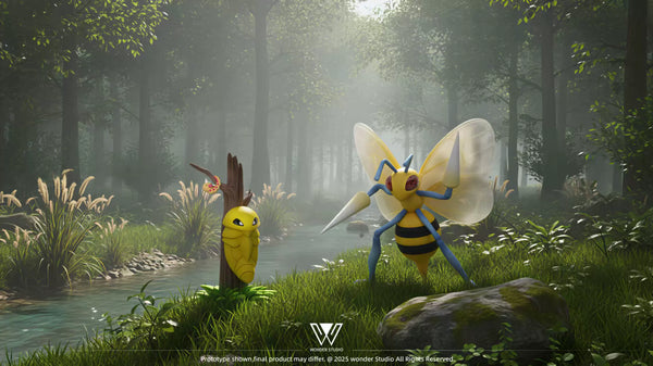 Pokémon Beedrill Evolution Group & Mega Beedrill 1/20 GK Statue - Wonder Studio [Pre-Order]