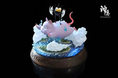 Spirited Away Encounter Series Totoro Floating Journey in the Clouds GK Statue - Shen Yin Studio [In-Stock]