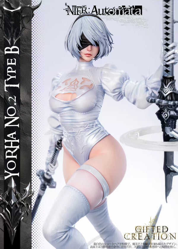 NieR:Automata 2B & Eve Outfit Change Time 1/4 GK Statue - Gifted Creation Studio [Pre-Order]