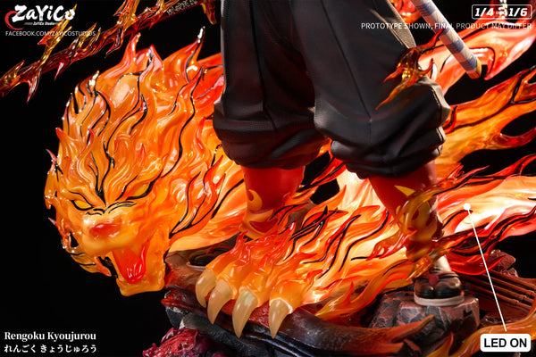 Demon Slayer Flame Hashira Kyojuro Rengoku GK Statue - Zayico Studio [Pre-Order]
