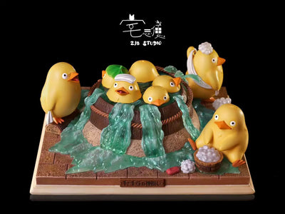 Spirited Away Hayao Miyazaki's Ecological Scene Little Rubber Duck Bath GK Statue - ZJB Studio [Pre-Order]