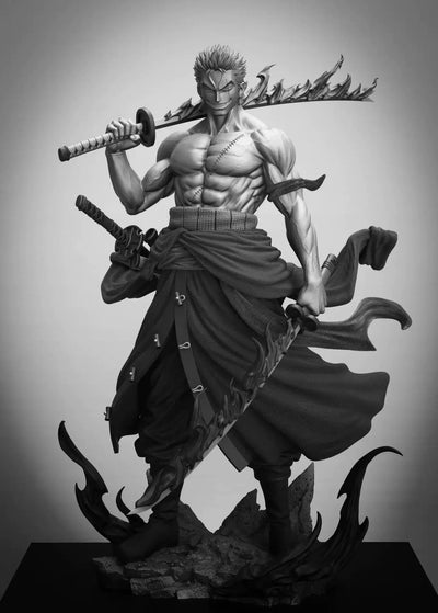 One Piece Zoro with a Sword pop GK Statue - HX Studio & SY Studio [Pre-Order]