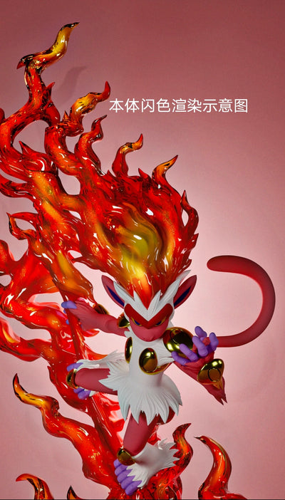 Pokémon Pokedex Trump Series 001 Infernape 1/20 GK Statue - Chao Ji Qiu Studio [Pre-Order]