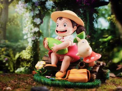 My Neighbor Totoro Hayao Miyazaki's Ecological Scene Mei Holding Corn GK Statue - Long Miao Studio [In-Stock]