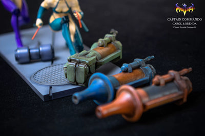 Captain Commando Classic Arcade Games #5 Carol & Brenda 1/8 GK Statue - Toys Evolution Studio [Pre-Order]