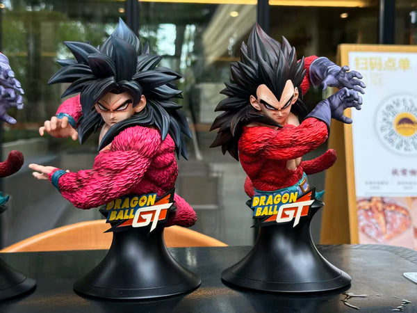 Dragon Ball Super Saiyan 4 Goku Vegeta Bust GK Statue - Ru Yun Studio [Pre-Order]