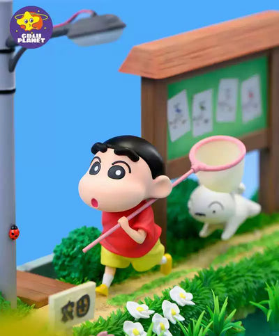 Crayon Shin-Chan Shiro and the Coal Town Scene GK Statue - GuluPlanet Studio [In-Stock]