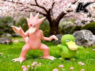 Pokémon #5 Psyduck Evolution Group GK Statue - Kuai Le Wu Studio [Pre-Order]