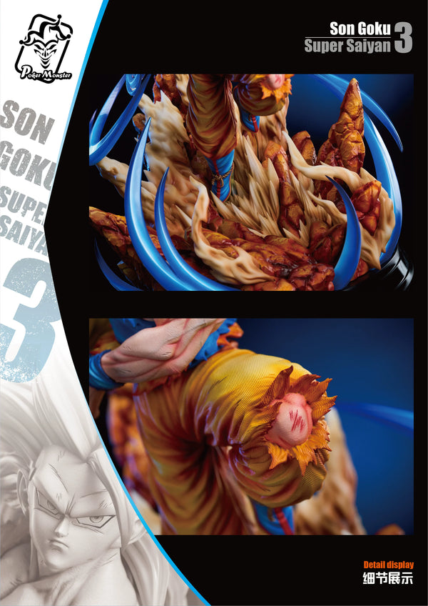 Dragon Ball #2 Super Saiyan 3 1/4 GK Statue - ZY Studio & Poker Monster Studio [Pre-Order]
