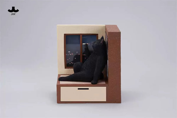 Philosopher Cat at the Windowsill Licensed Statue - JXK Studio [Pre-Order]