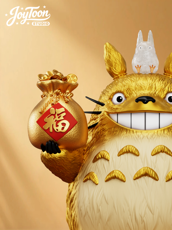 My Neighbor Totoro Attract wealth Golden Totoro Ornaments GK Statue - JoyToon Studio [In-Stock]