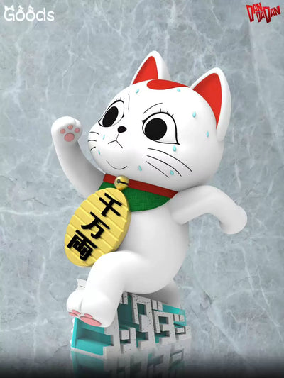 Dandadan Famous scenes on the Cover Running Turbo Granny Attract Wealth Cat WCF GK Statue - GOODS Studio [Pre-Order]