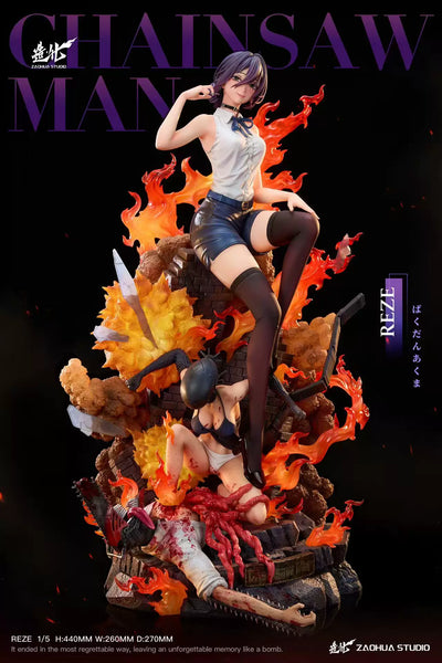 Chainsaw Man Reze Ver. Bomb Demon 1/5 GK Statue - Zao Hua Studio [Pre-Order]
