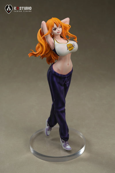 One Piece Straw Hat Basketball Team 1/6 Nami Full-Body GK Statue - K9 Studio [In-Stock]