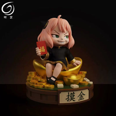 SPY x FAMILY Touch Gold Fortune Anya 1/6 GK Statue - Ke Yi Mo Wan Studio [In-Stock]
