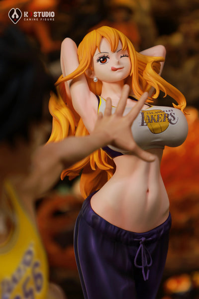 One Piece Straw Hat Basketball Team 1/6 Nami Full-Body GK Statue - K9 Studio [In-Stock]