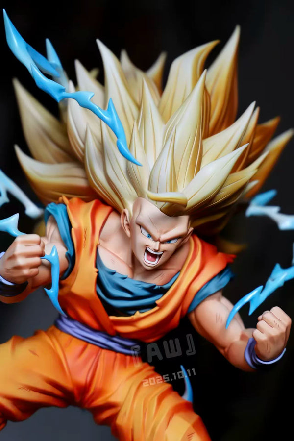 Dragon Ball Powering Up Super Saiyan 3 1/6 GK Statue - AW Studio [In-Stock]