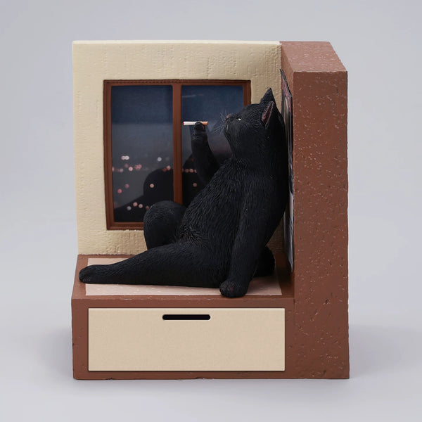 Philosopher Cat at the Windowsill Licensed Statue - JXK Studio [Pre-Order]