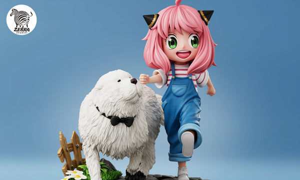 Spy x Family Anya & Bond Looking Left GK Statue - Zebra Studio [Pre-Order]