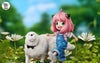 Spy x Family Anya & Bond Looking Left GK Statue - Zebra Studio [Pre-Order]