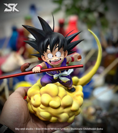 Dragon Ball Childhood Series #2 Somersault Cloud Son Goku 1/7 GK Statue - Sky End Studio [Pre-Order]