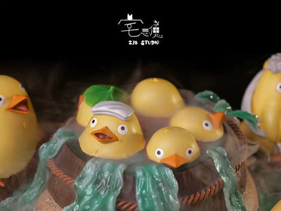Spirited Away Hayao Miyazaki's Ecological Scene Little Rubber Duck Bath GK Statue - ZJB Studio [Pre-Order]