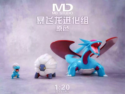 Pokémon Salamence Evolution Group GK Statue - MD Studio [Pre-Order]