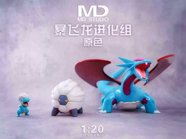 Pokémon Salamence Evolution Group GK Statue - MD Studio [Pre-Order]