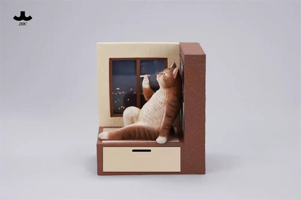 Philosopher Cat at the Windowsill Licensed Statue - JXK Studio [Pre-Order]