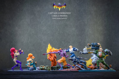 Captain Commando Classic Arcade Games #5 Carol & Brenda 1/8 GK Statue - Toys Evolution Studio [Pre-Order]