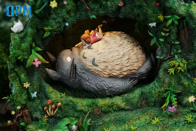 My Neighbor Totoro Hayao Miyazaki Desktop Scene Series 013 Totoro in the Tree Hole 1/6 GK Statue - OPM Studio [Pre-Order]