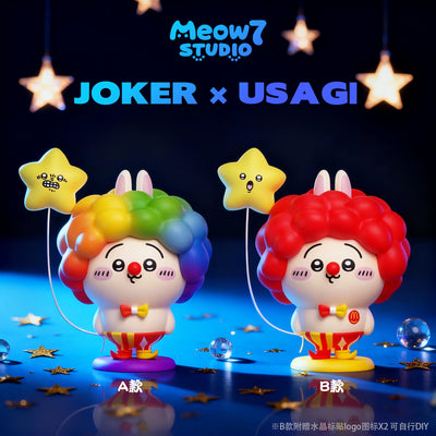 Chiikawa Colorful Clown Usagi 1/6 GK Statue - Meow7 Studio [In-Stock]