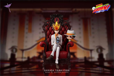 Katekyo Hitman Reborn Sofa Sitting Series 001 Tsunayoshi Sawada GK Statue - White Curse Studio [In-Stock]