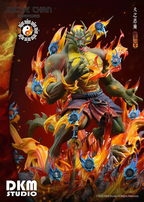 Jackie Chan Adventures Dream Come True Series Devil Arc #1 Fire Demon Shendu 1/6 GK Statue - Demon King's Manufacture Studio [Pre-Order]