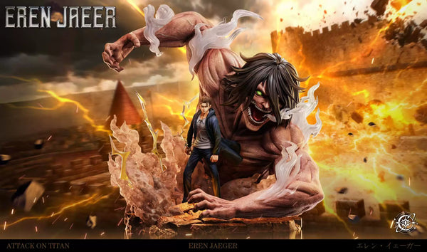 Attack on Titan The Nine Titans Series #1 Eren VS Pieck 1/6 GK Statue - Void Studio [Pre-Order]