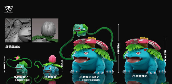 Pokémon Venusaur Evolution Group 1/20 GK Statue - Wonder Studio [In-Stock]