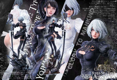 NieR:Automata 2B & Eve Outfit Change Time 1/4 GK Statue - Gifted Creation Studio [Pre-Order]