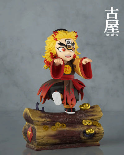 Demon Slayer Promotion and Wealth Kyojuro Rengoku Little Zombie 1/8 GK Statue - Guwu Studio [Pre-Order]