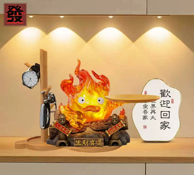 Howl's Moving Castle Lucky Tray Calcifer Storage Ornament 1/6 GK Statue - Fa Studio [In-Stock]
