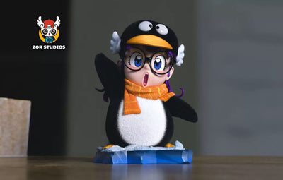 Dr. Slump Flocking Series Penguin Arale GK Statue - ZOR Studio [Pre-Order]