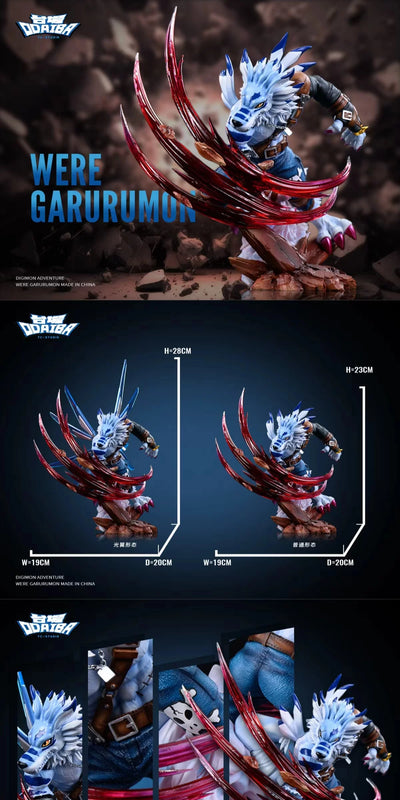 Digimon Series WereGarurumon Kaiser Nail GK Statue - TC Studio [Pre-Order]