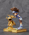 Digimon Childhood Cardboard Character #1 Taichi & Agumon 1/12 GK Statue - BACKLIGHTING Studio [Pre-Order]