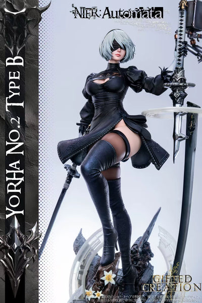 NieR:Automata 2B & Eve Outfit Change Time 1/4 GK Statue - Gifted Creation Studio [Pre-Order]
