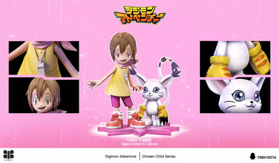 Digimon The Chosen Children Series Kari Kamiya & Tailmon GK Statue - Butterfly Studio [In-Stock]