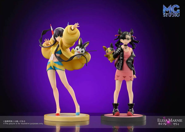 Pokémon Marnie & Elesa GK Statue - MG Studio [Pre-Order]