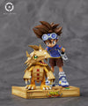 Digimon Childhood Cardboard Character #1 Taichi & Agumon 1/12 GK Statue - BACKLIGHTING Studio [Pre-Order]