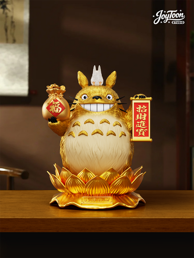 My Neighbor Totoro Attract wealth Golden Totoro Ornaments GK Statue - JoyToon Studio [In-Stock]