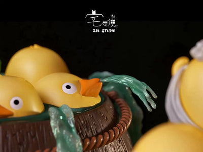 Spirited Away Hayao Miyazaki's Ecological Scene Little Rubber Duck Bath GK Statue - ZJB Studio [Pre-Order]