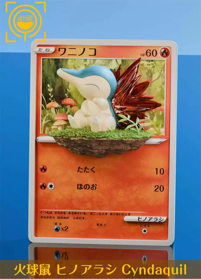 Pokémon Cards Episode #23 Chikorita #24 Totodile #25 Cyndaquil 1/6 GK Statue - GEISHA Studio [Pre-Order]